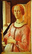 Sandro Botticelli Portrait of a Lady oil on canvas